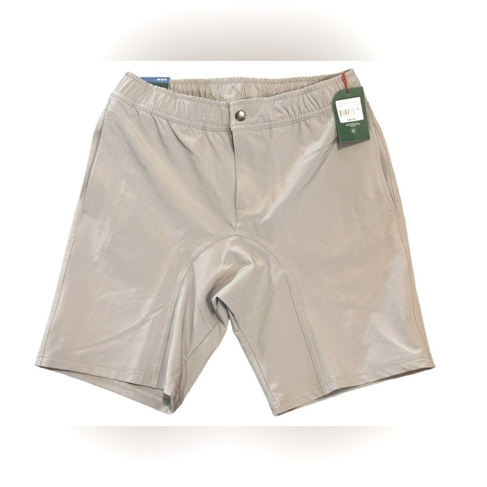 NWT R.O.W. Men's Max Woven Shorts Sharkskin Grey Size Small​​​​​​ - Picture 2 of 5